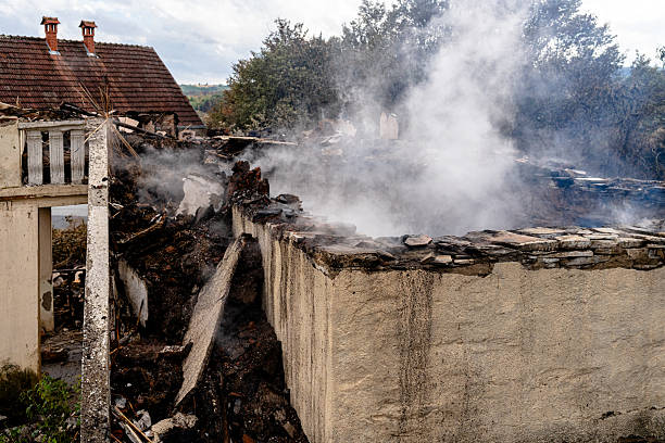 Professional Fire Damage Removal technician working in Haddonfield, NJ